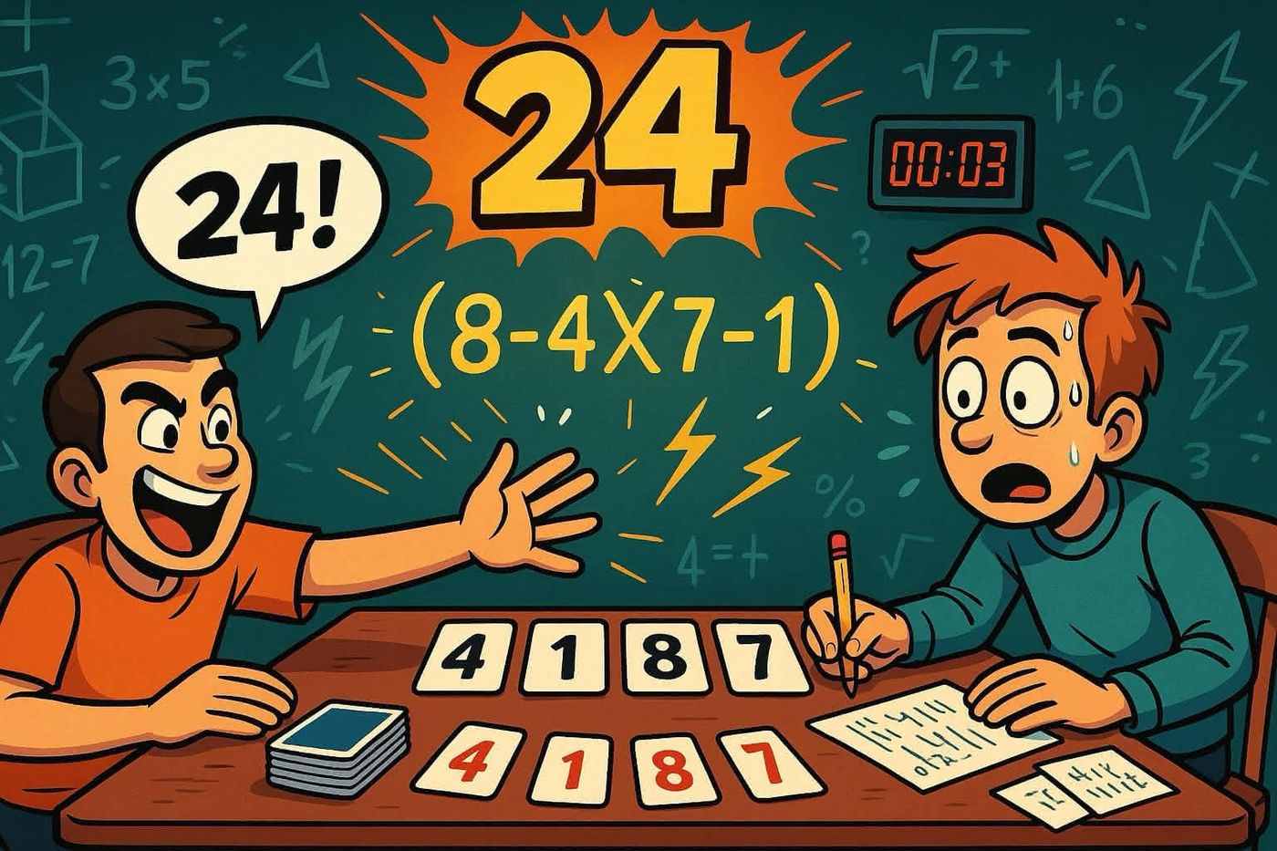 Illustrasjon til 24: Om spillet