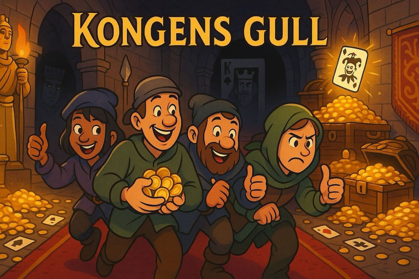 Illustrasjon til Kongens gull: Om spillet