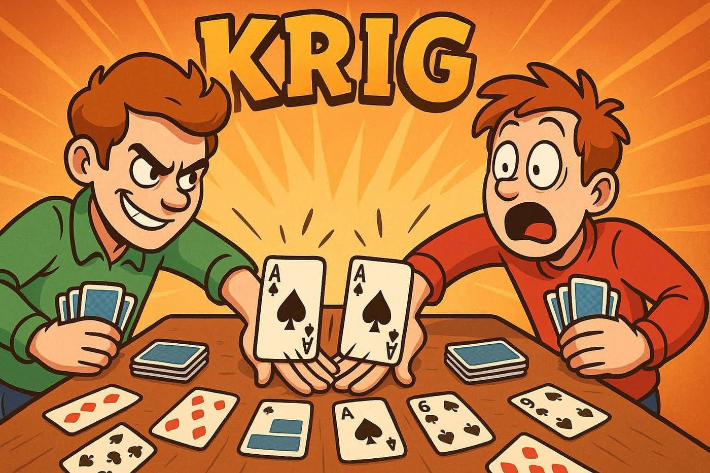 Illustrasjon til Krig: Om spillet