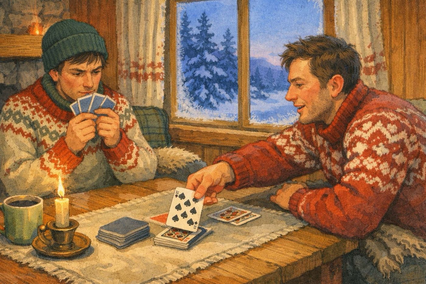 Illustrasjon til Olsen: Åtterne