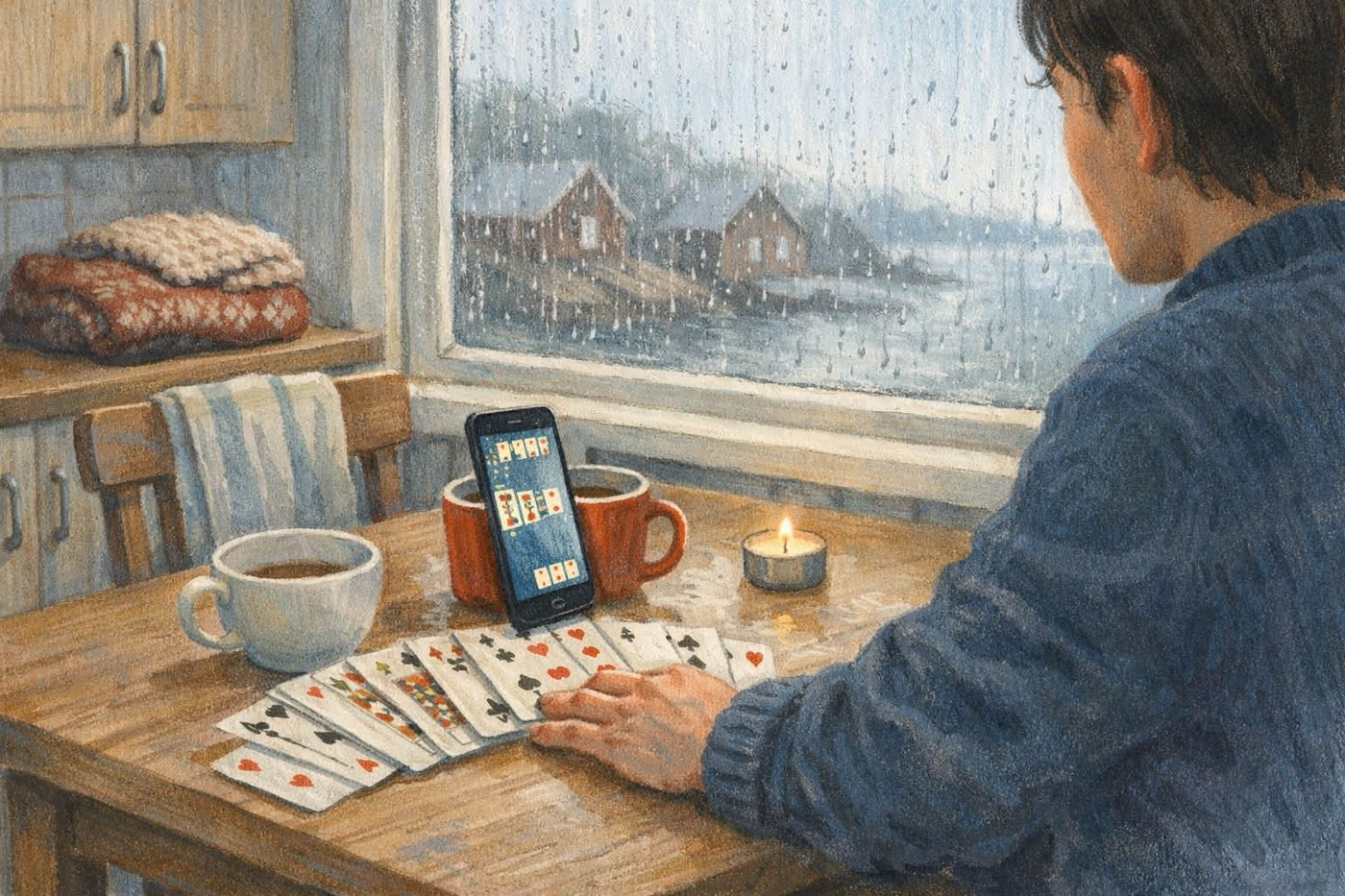 Spill kortspill på nett