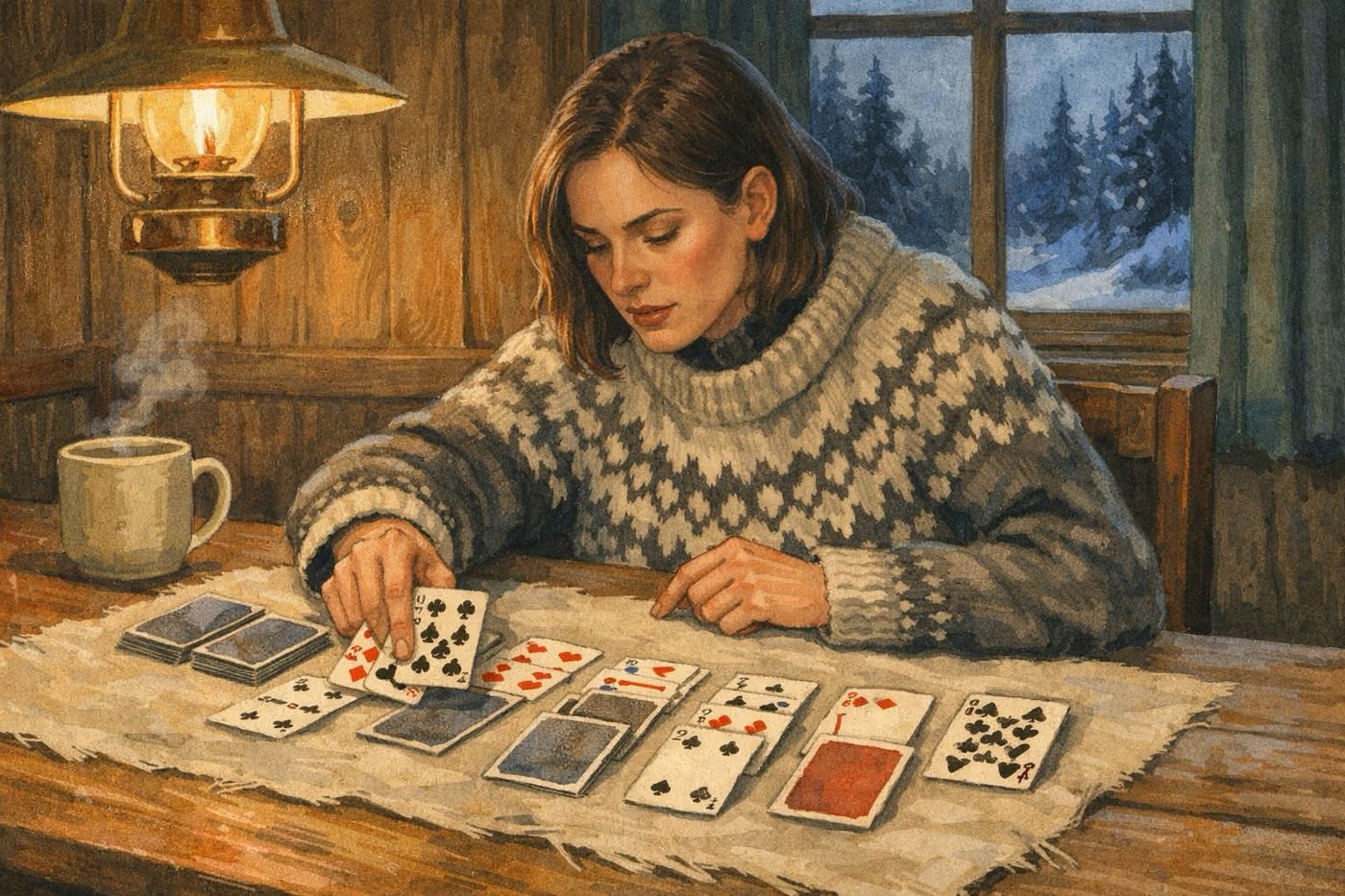 Illustrasjon til Skorpionen: Om spillet