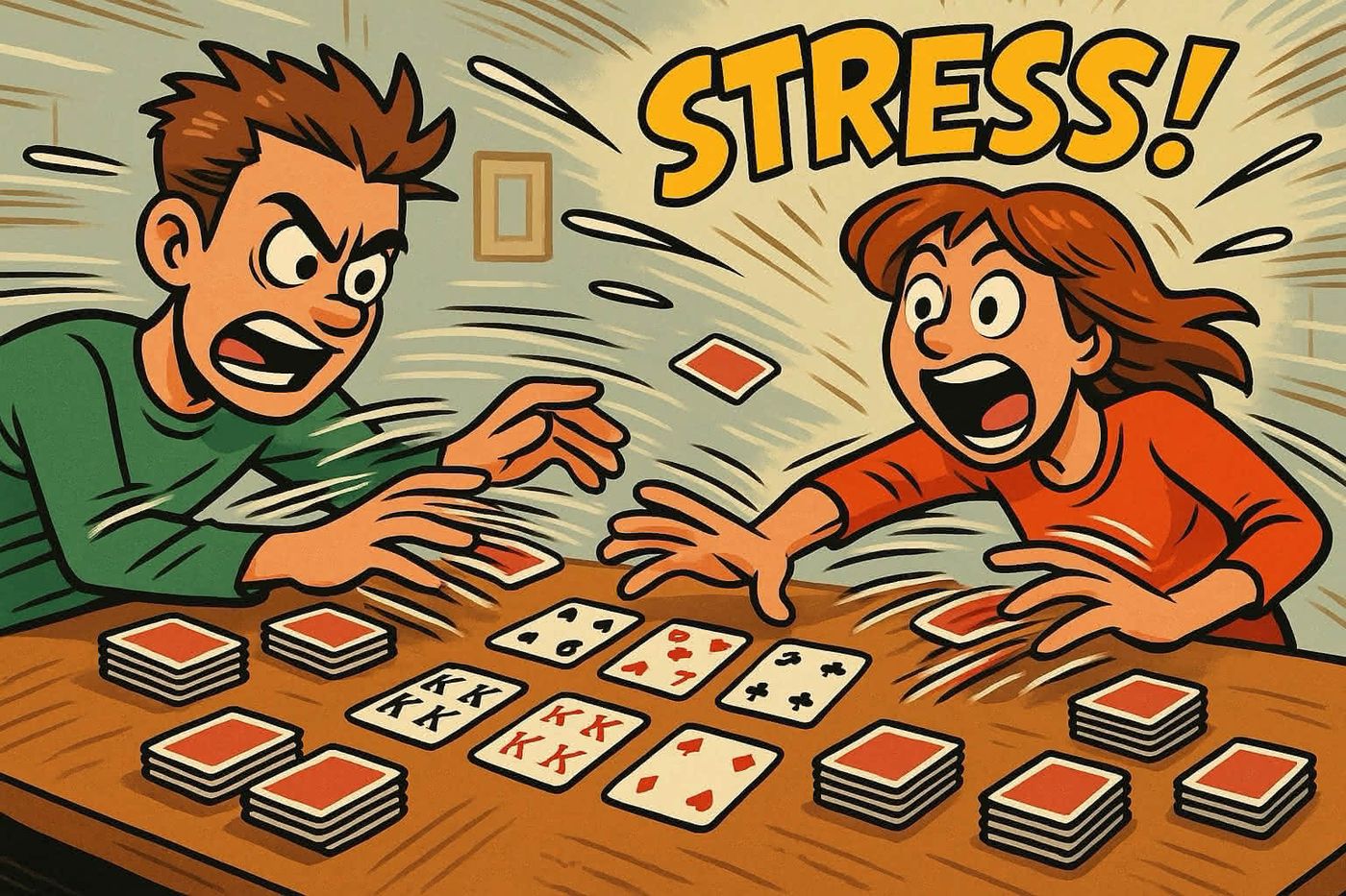 Illustrasjon til Stress: Om spillet