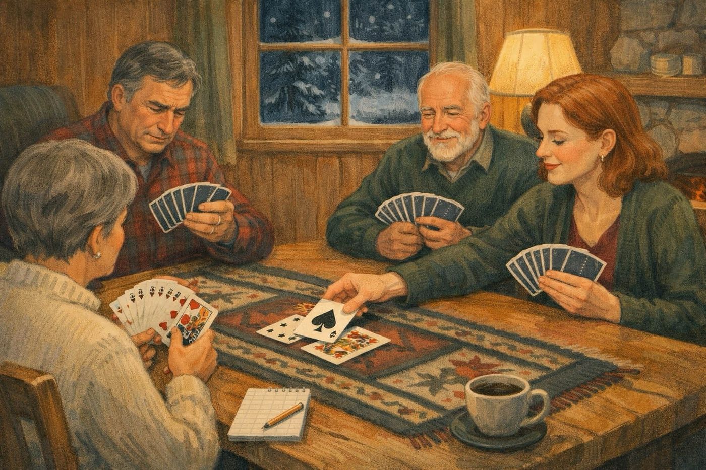 Illustrasjon til Whist: Om spillet